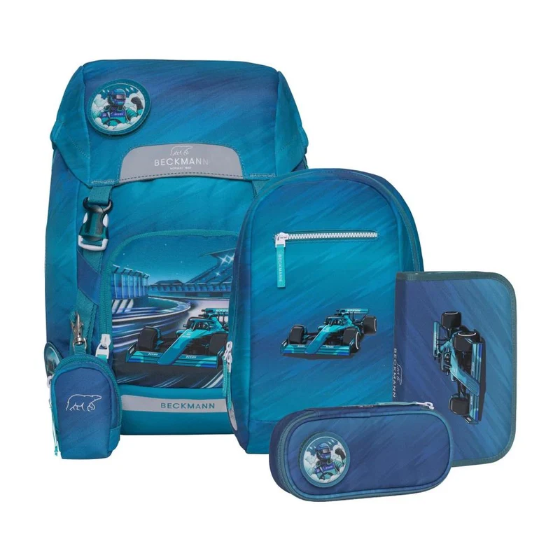 Beckmann Classic Racing Schulrucksack Set 6tlg.