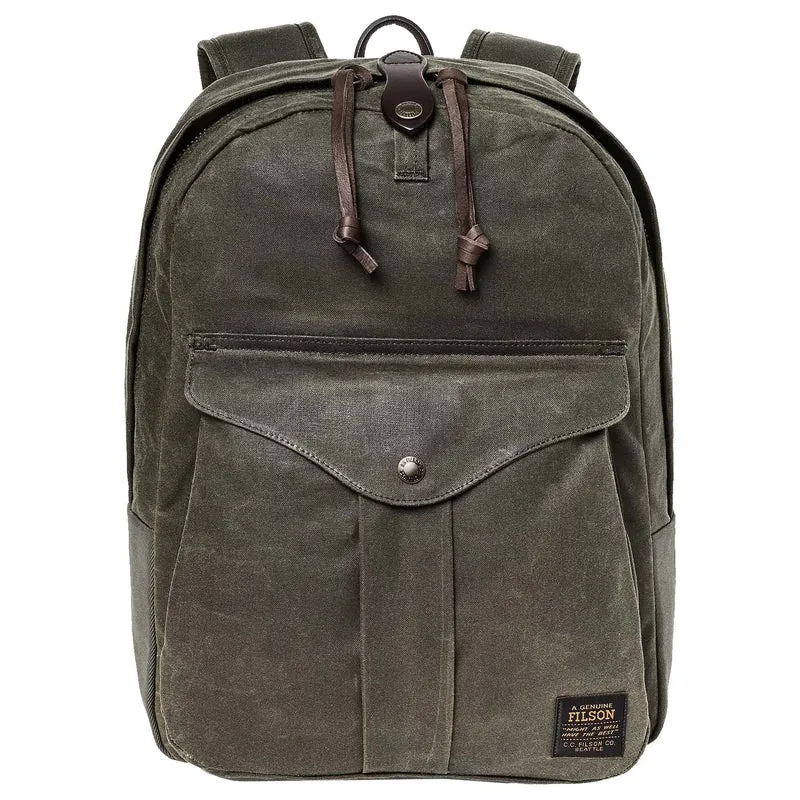 Filson Journeyman Oil Finish - Rucksack 15" 44.5 cm (otter green)