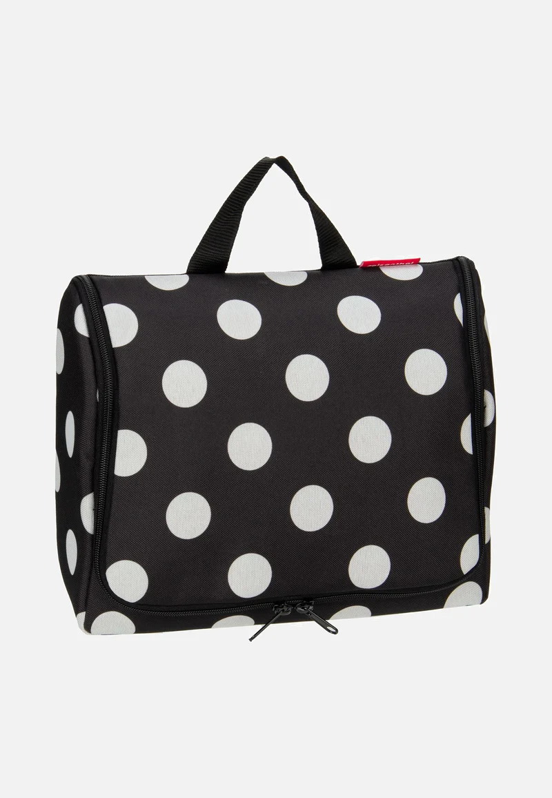 Toiletbag XL Dots White - Kulturbeutel