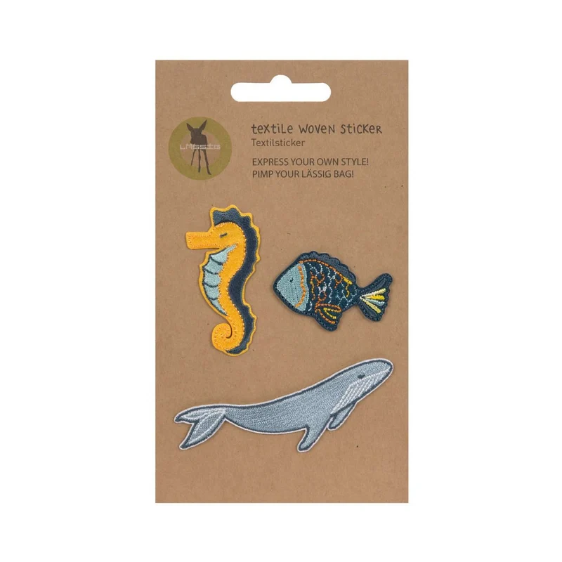 Lässig Sea Textil Sticker 3tlg.