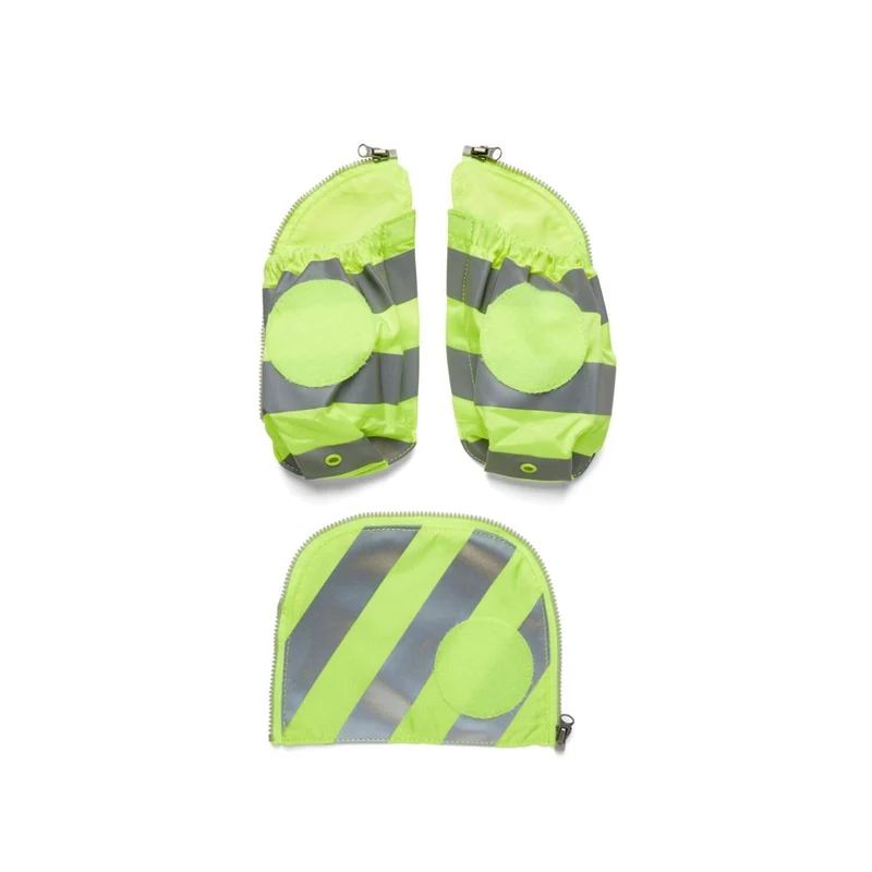Ergobag Seitentaschen Zip-Set mit Reflektorstreifen Gelb 3tlg.