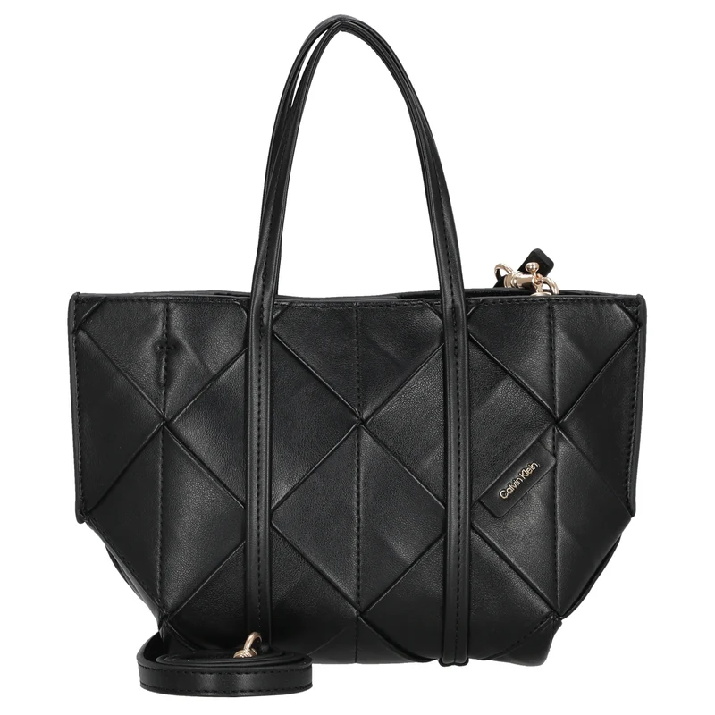 Calvin Klein Woven Mini Tote - Umhängetasche (black)