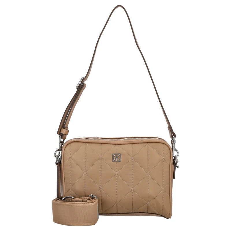 Calvin Klein Quilted Camera - Umhängetasche (tannin)