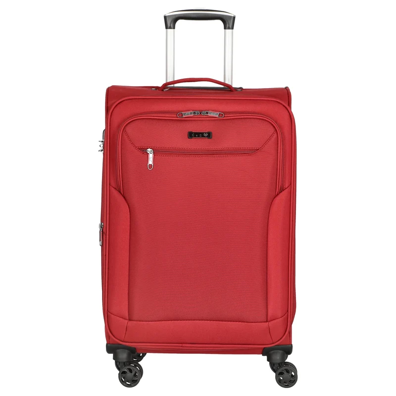 D&N Travel Line 6804 - 4-Rollen-Trolley M 66 cm (dunkelrot)