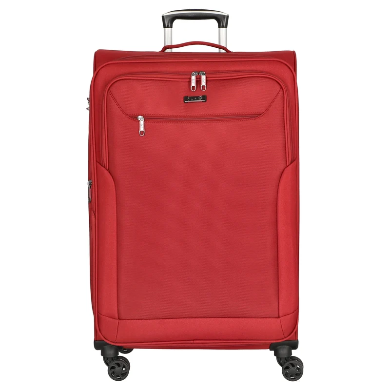 D&N Travel Line 6804 - 4-Rollen-Trolley L 76 cm (dunkelrot)