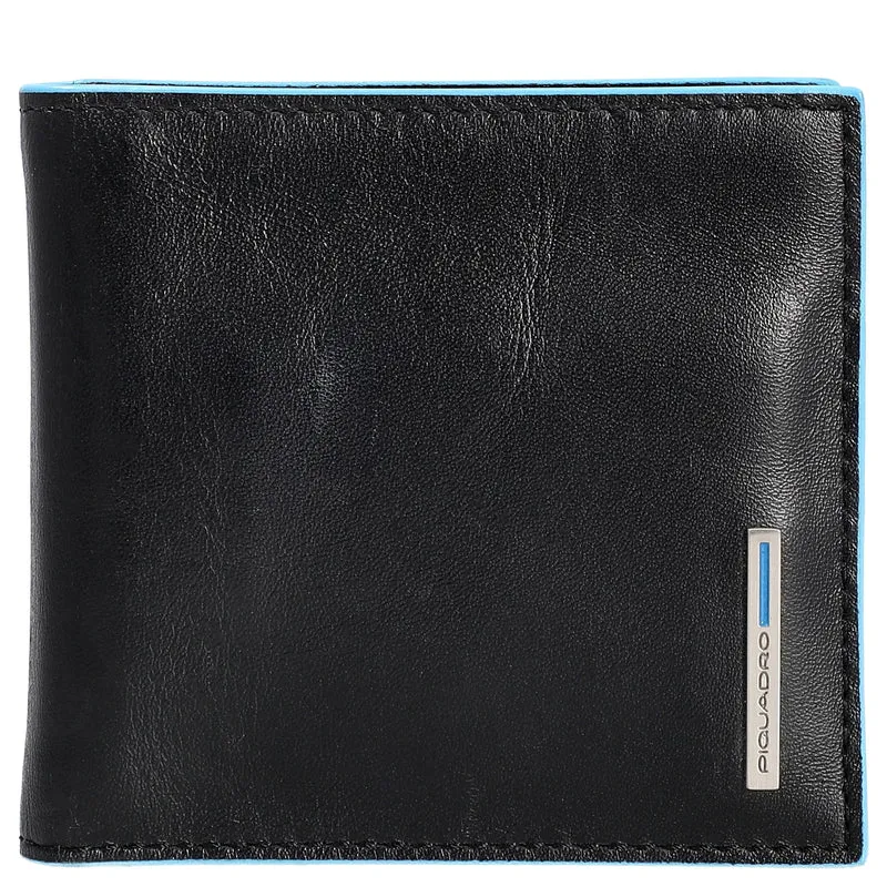 Piquadro Blue Square Brieftasche mit Geldklammer 9,4 cm (: black)
