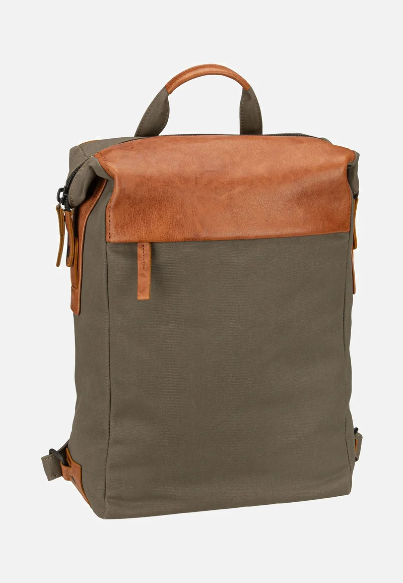 Wax 1 Khaki/Cognac - Rucksack