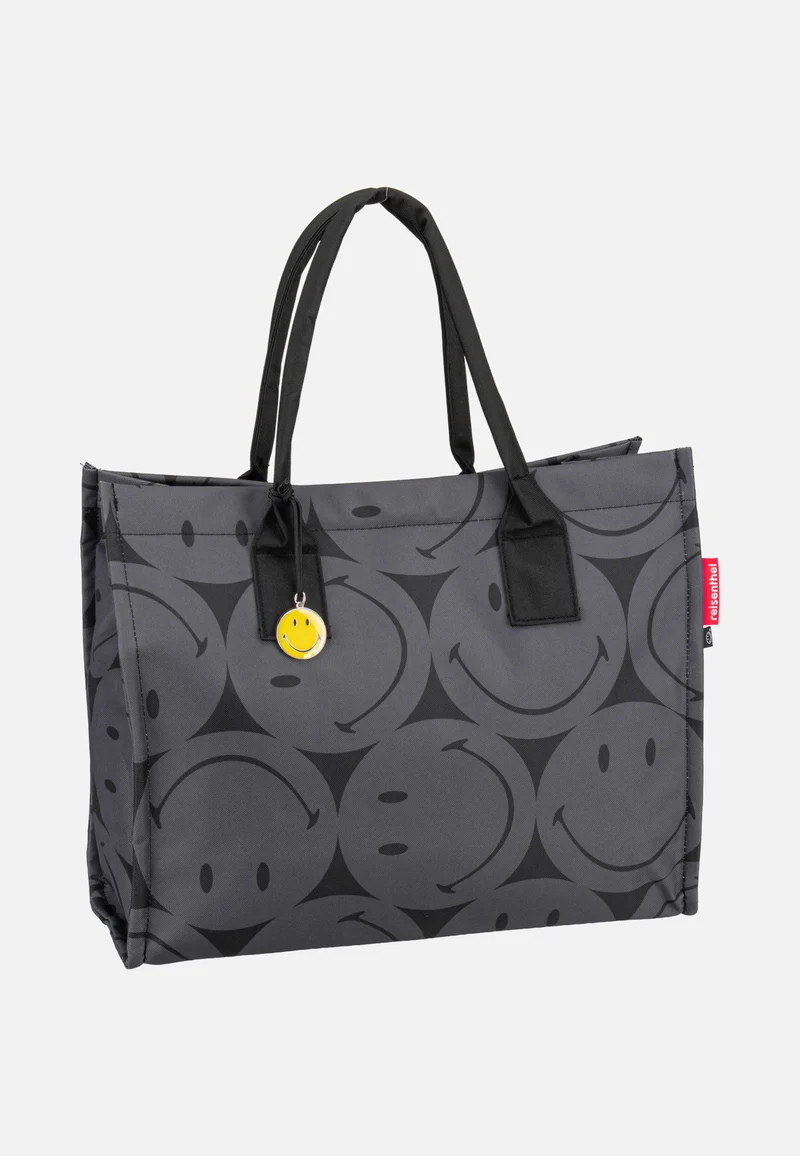 Daily Shopper Smiley Grey - Tote Bag