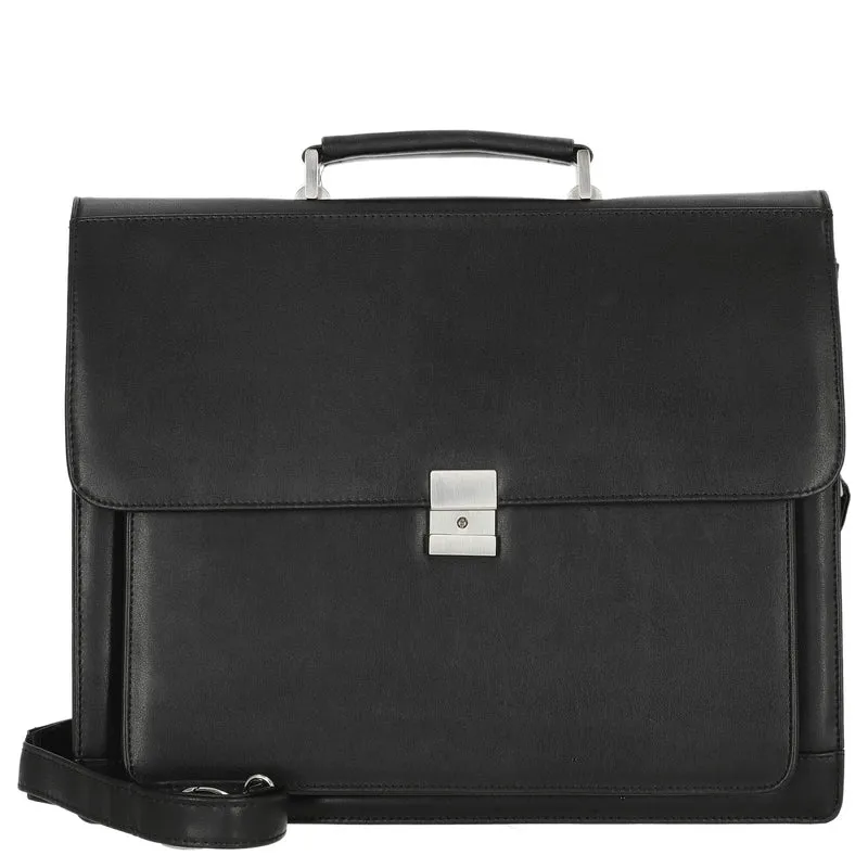 D&N Basic Line PU - Aktentasche 40 cm (Farbe: schwarz)