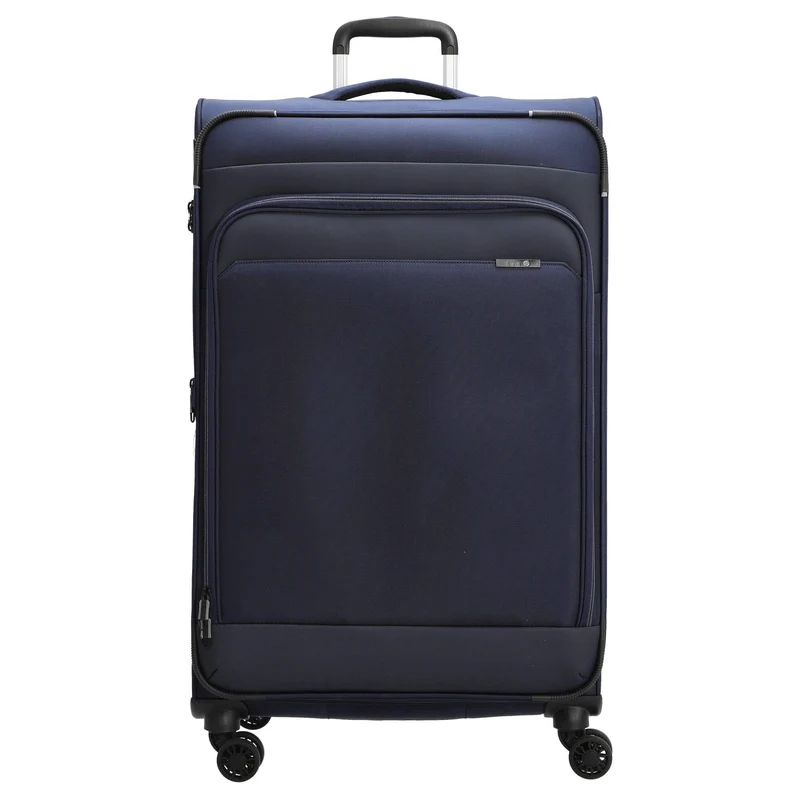 D&N Travel Line 9504 - 4-Rollen-Trolley L 76 cm erw. (navy)