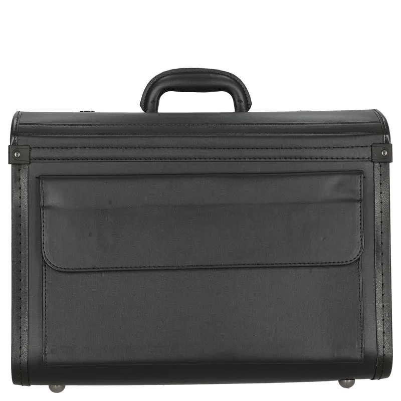 D&N Business - Pilotenkoffer 46 cm PU (schwarz)