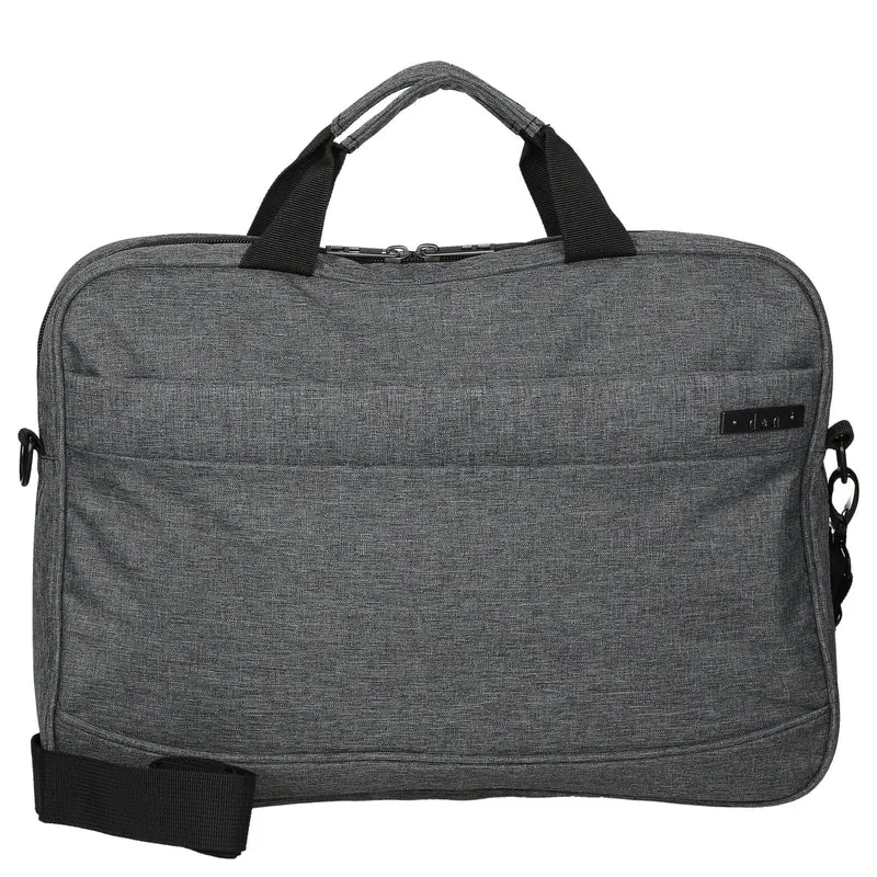 D&N Basic Line - Aktentasche 43 cm Polyester (grau)