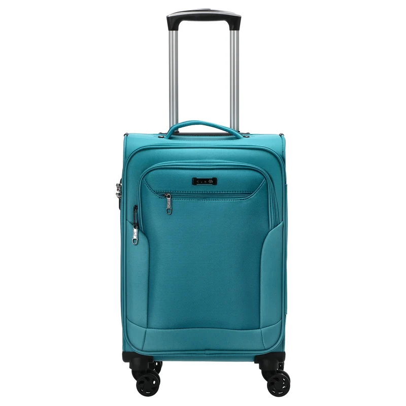 D&N Travel Line 6804 - 4-Rollen-Kabinentrolley S 55 cm (türkis)