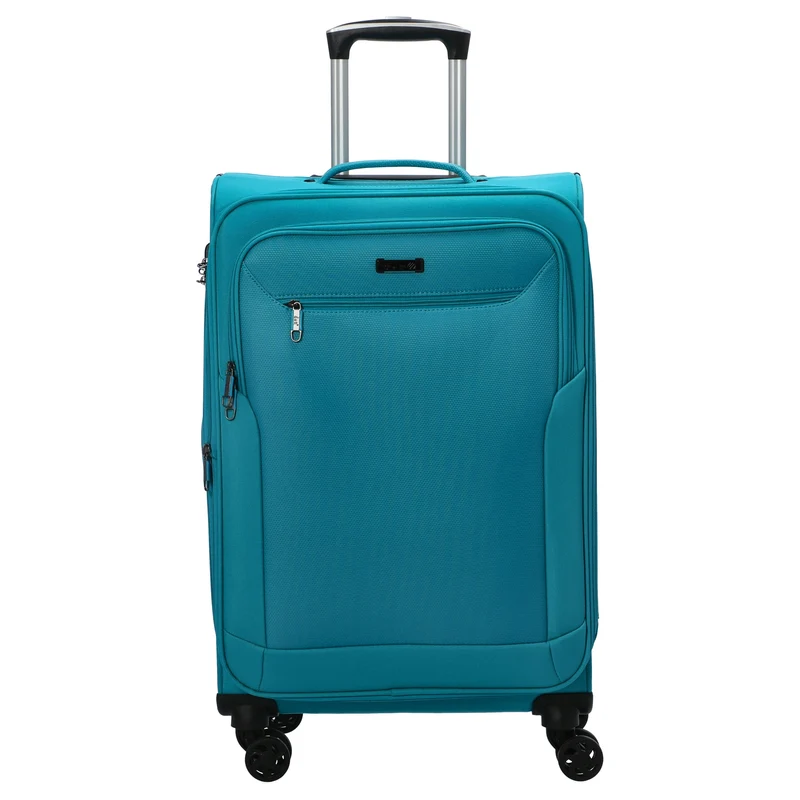 D&N Travel Line 6804 - 4-Rollen-Trolley M 66 cm (türkis)