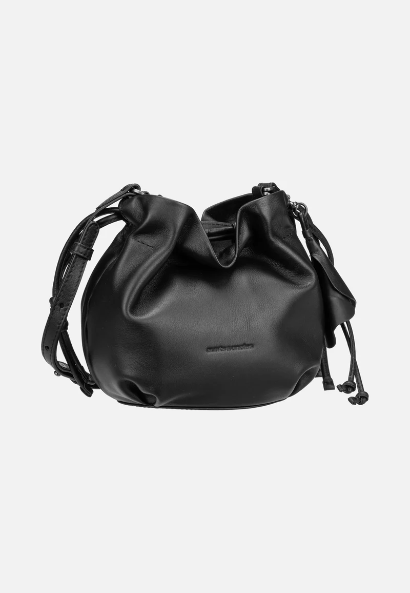 Fleur Jet Black - Bucket Bag