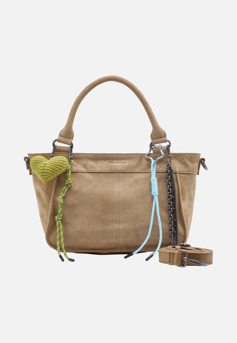 Beautiful Mess Handbag Dark Sand - Henkeltasche