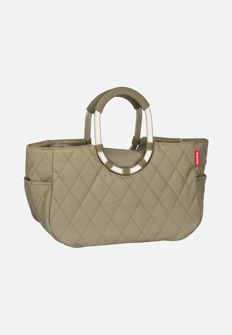 Loopshopper M Frame Rhombus Olive - Einkaufskorb