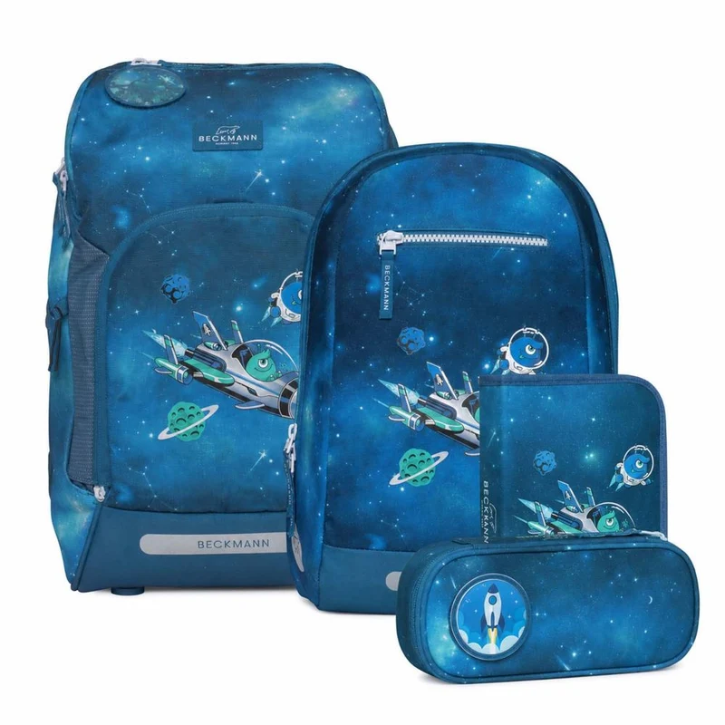 Beckmann Active Air FLX Galaxy Schulrucksack Set 6tlg.