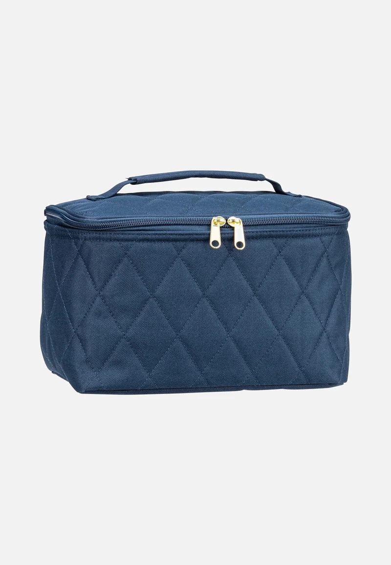cosmetic case Rhombus Midnight Gold - Kosmetikkoffer