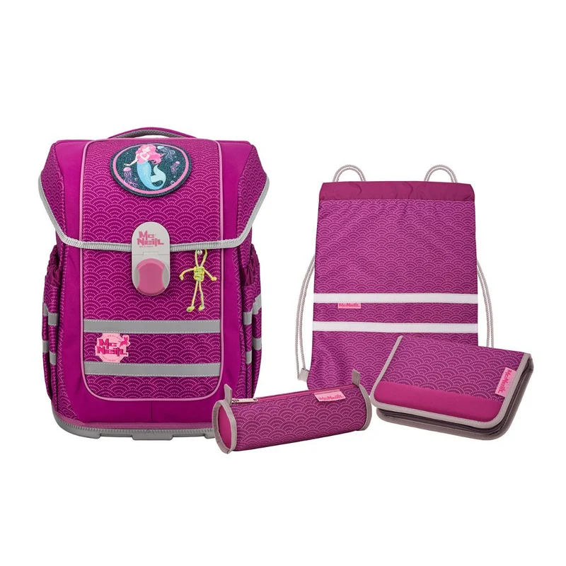 McNeill McOcean Puntopink Schulranzen Set 5tlg.
