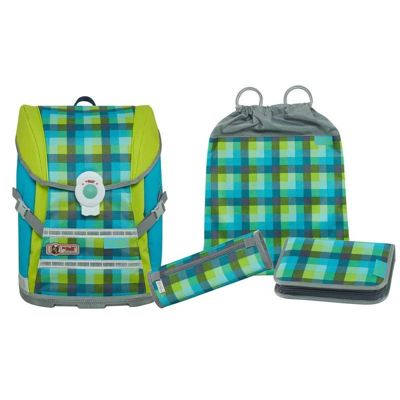 McNeill ERGO Light Move Street-Line Caro Light Schulranzen Set 4tlg.