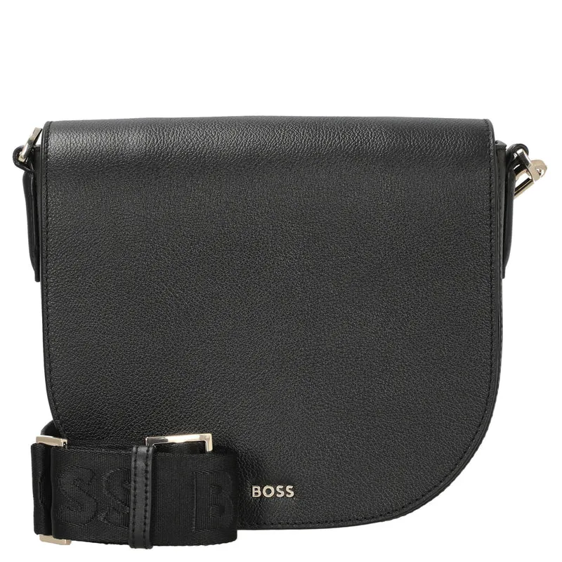 BOSS Women's Alyce Flap Xbody BM - Umhängetasche 21 cm (black)