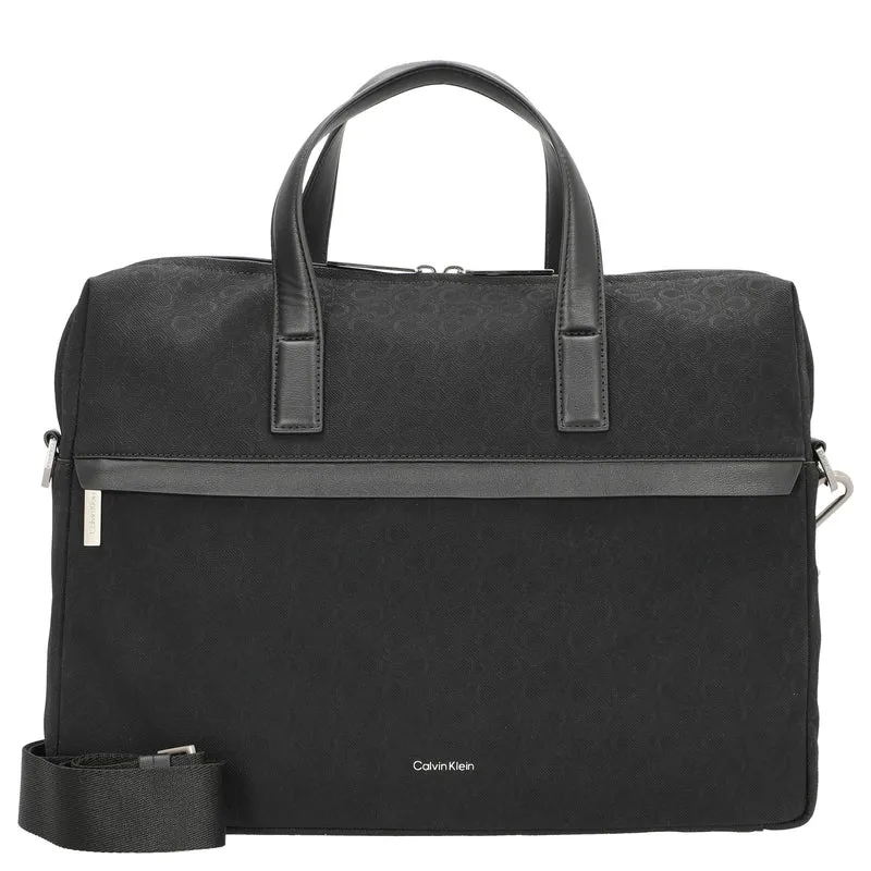 Calvin Klein Must - Aktentasche 38 (twill mono black)