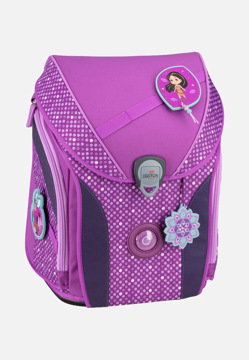 ErgoFlex MAX Set 2 Purple Dots - Schulrucksack