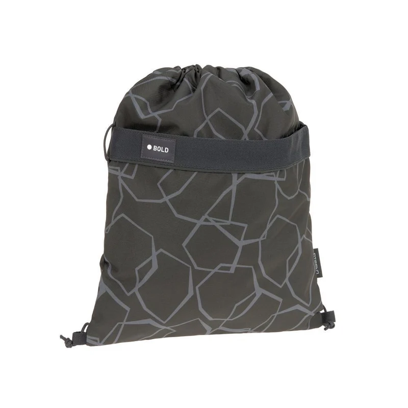 Lässig Bold Edges Grau Sportbeutel