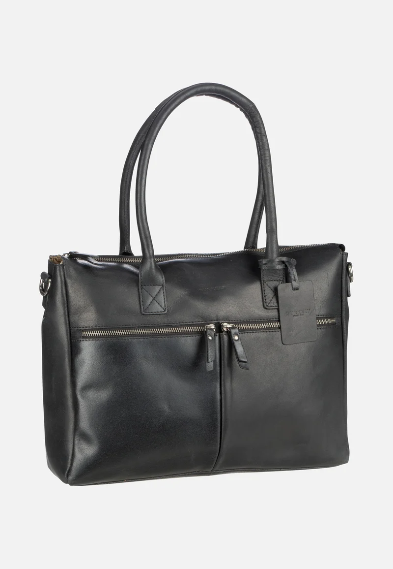 Vintage Valerie Laptopbag 15'' 6988 Black - Aktentasche