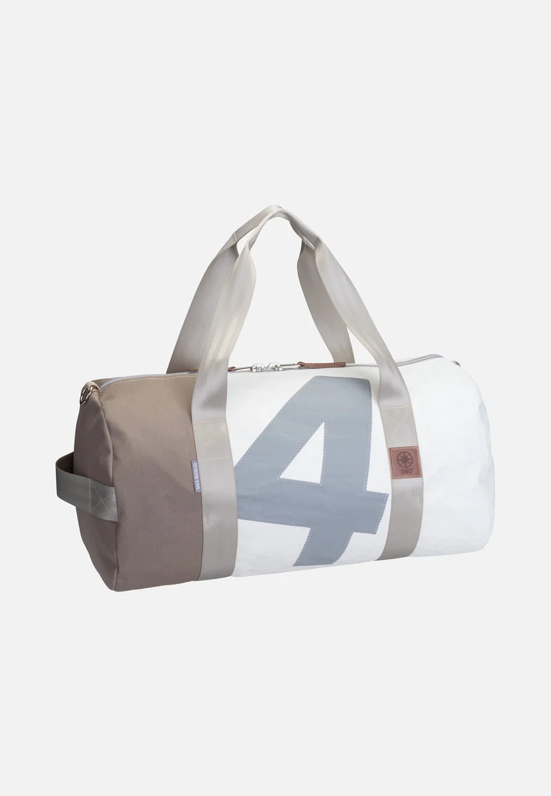 Pirat Weiß/Persenning Taupe/Grau/Bei - Dufflebag