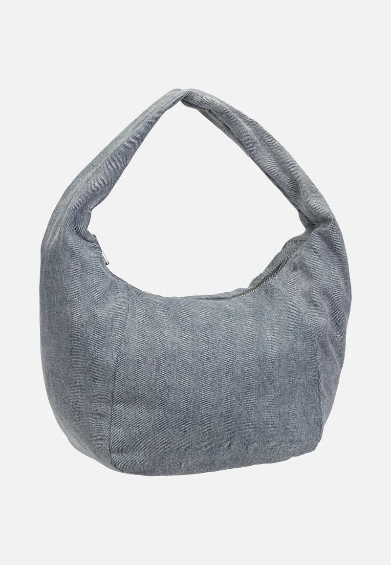 Farrah Hobo M Denim Blue Denim - Hobo Bag