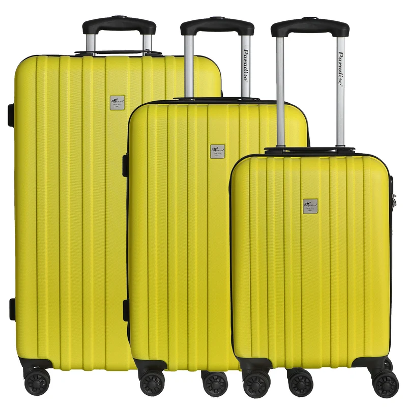 CHECK.IN Aurora - Trolley-Set 3tlg. (zitronengelb)