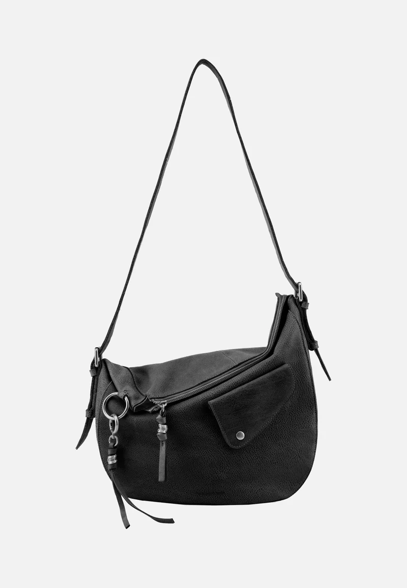 My Forever Friend Shoulderbag With Front Pocket Black - Umhängetasche