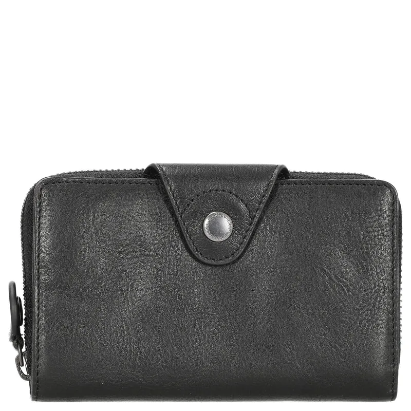 aunts & uncles Grandmas Luxury Club Francis - Geldbörse 13cc 15 cm RFID (black smoke)