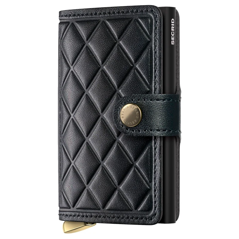 Secrid Miniwallet Emboss Diamond - Kreditkartenetui 6cc 10.2 cm RFID (black+)