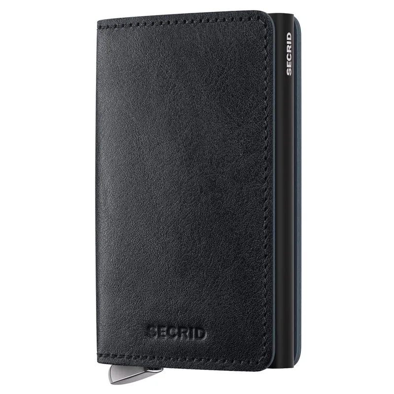 Secrid Premium Basco Slimwallet - Geldbörse RFID 6.5 cm (ink+)