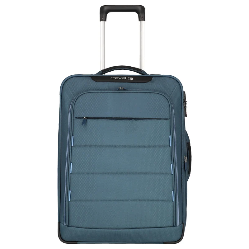 Travelite Skaii Hybrid - 2-Rollen-Kabinentrolley S 55 cm erw. (panoramablau)