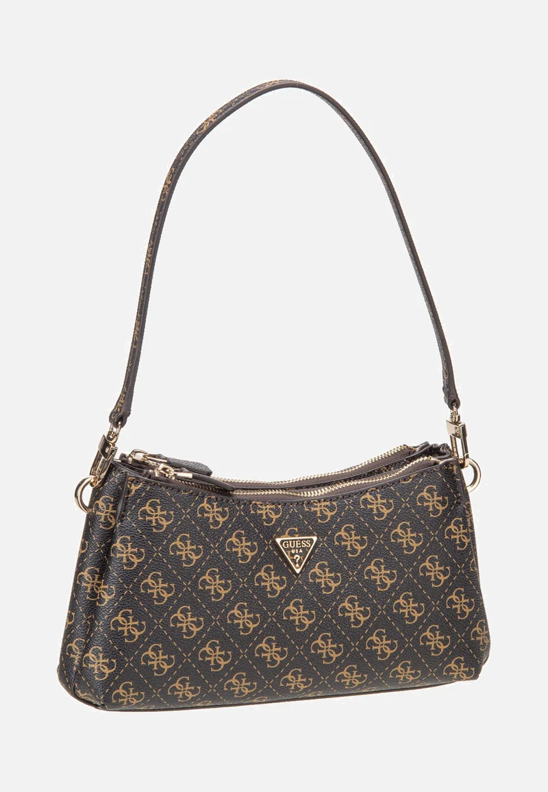 Noelle II 3 Comp Shldr Xbody Brown Logo - Umhängetasche