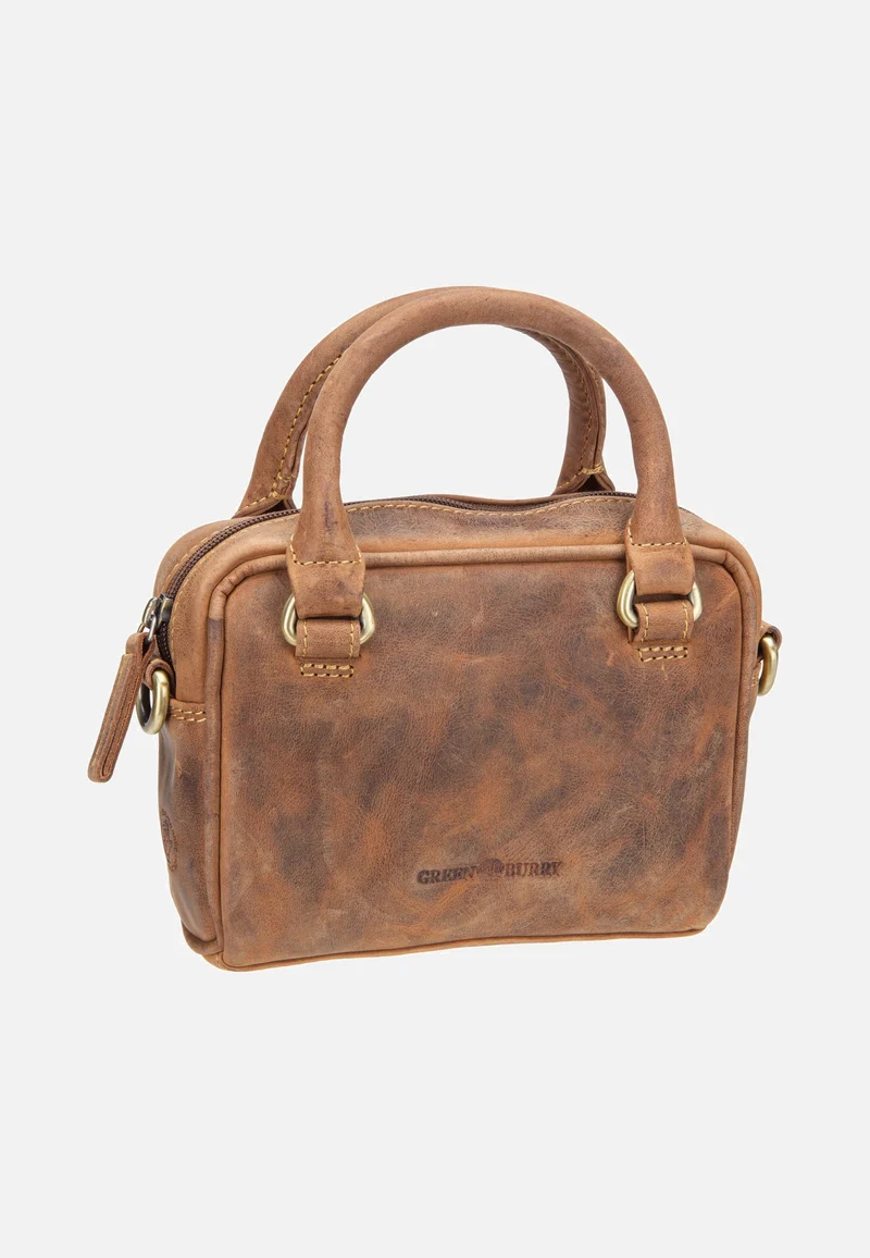 Vintage Umhängetasche Mini Sattelbraun - Crossbody Bag