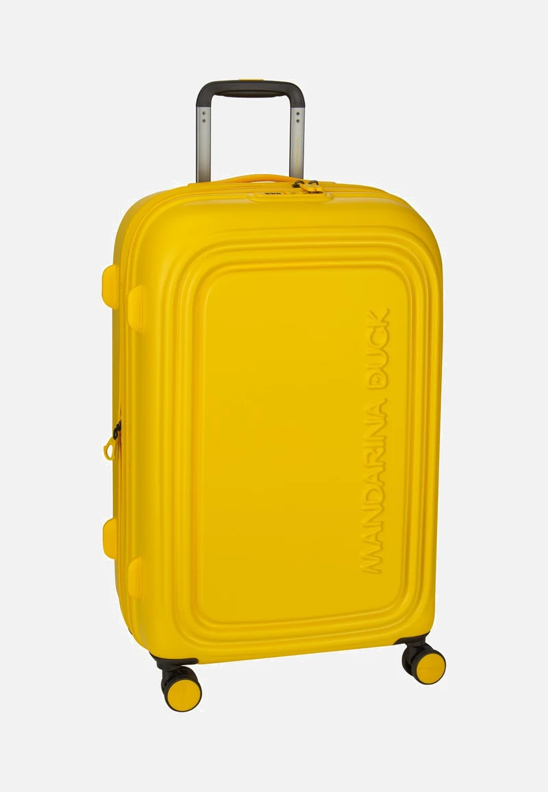 Logoduck + Trolley Medium Exp Duck Yellow - Koffer