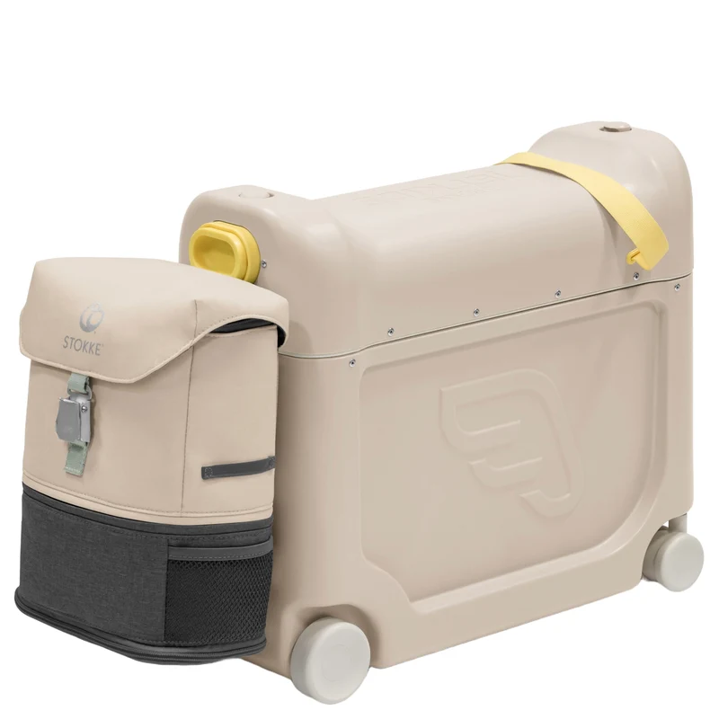 Stokke® JetKids™ Reiseset BedBox 46 cm Set 2 tlg. - 4-Rollen-Kabinentrolley (moonglow white)