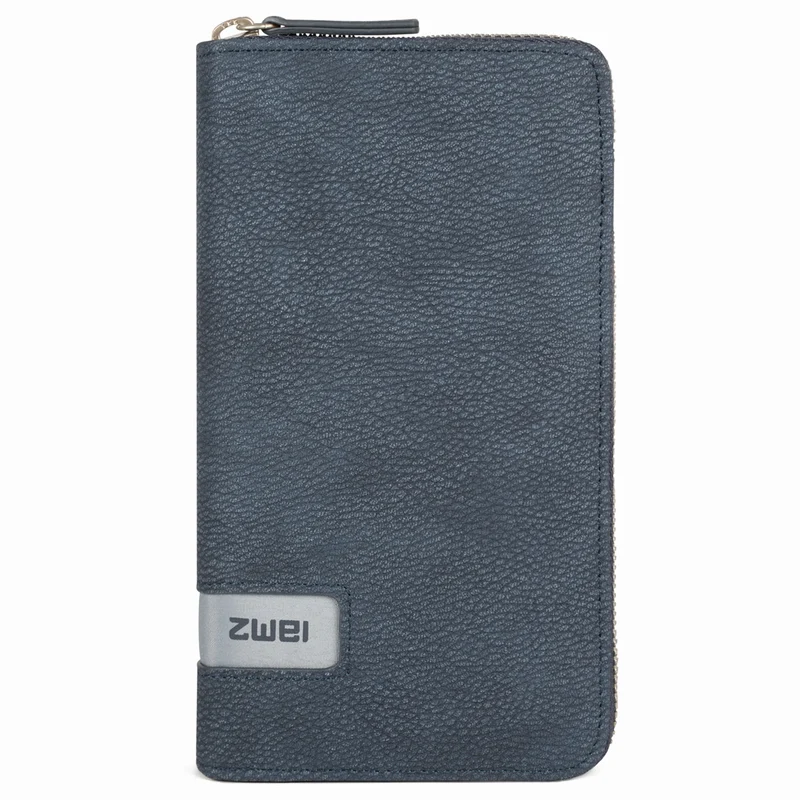 zwei Mademoiselle MW2 - Geldbörse 15cc 20 cm (nubuk-blue)