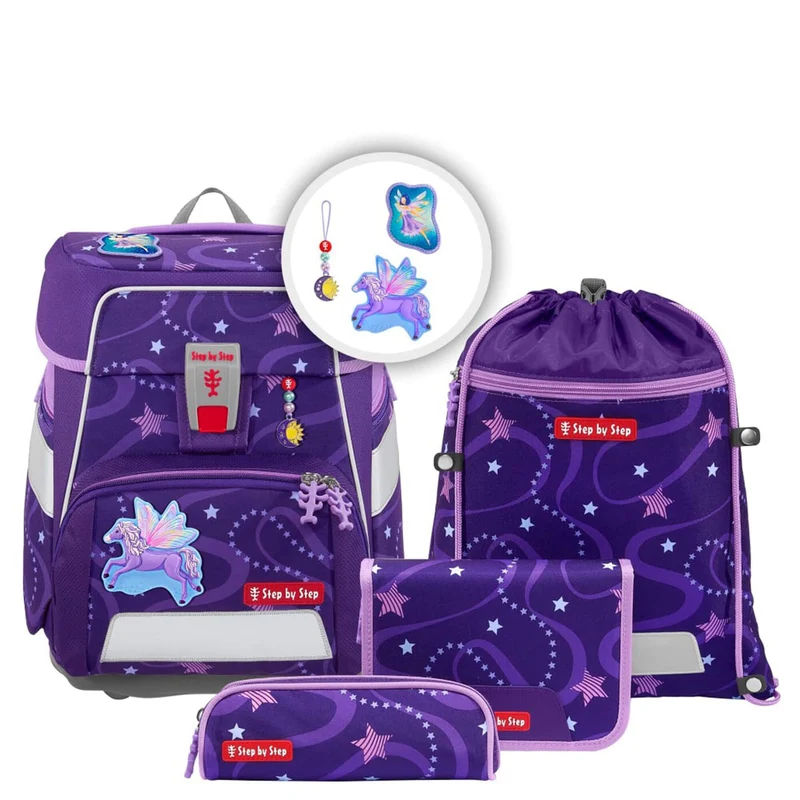Step by Step Space - Schulranzen Set 5tlg. (Pegasus Emily)