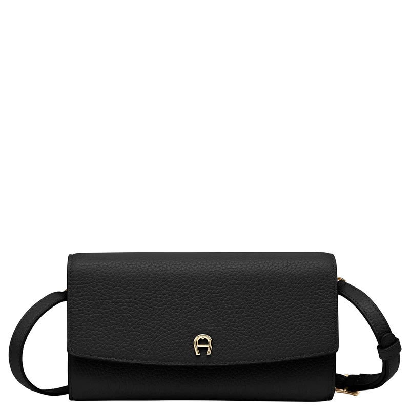 Aigner Wallet on Chain - Geldbörse 14cc 21.5 cm RFID (black)