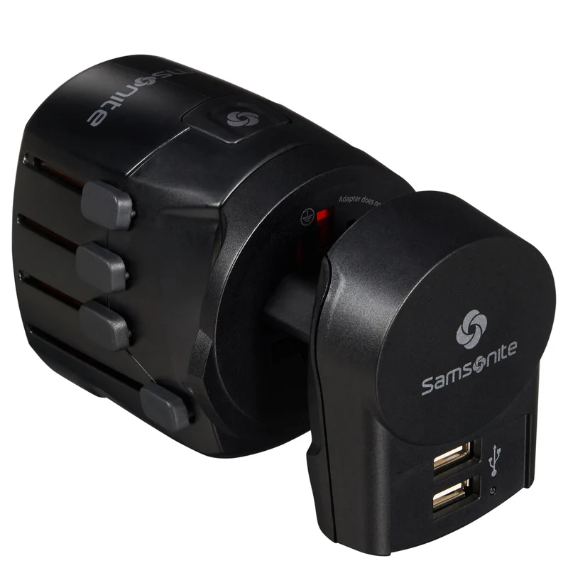 Samsonite World Adaptor Pro - Reiseadapter (black)