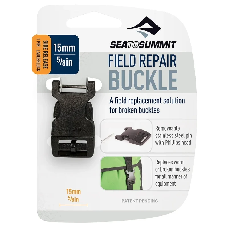 Sea to Summit Field Repair Buckle - 2-Wege-Gurtschnalle 1 Pin 20 mm (black)