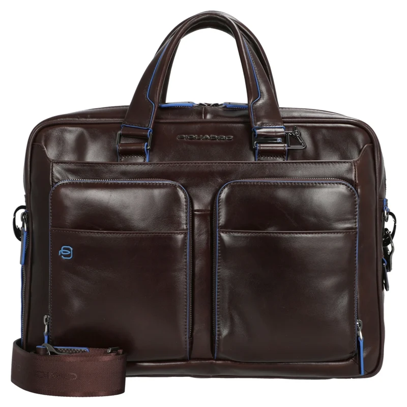 Piquadro Blue Square - Aktentasche 14" 39 cm (mahogany)