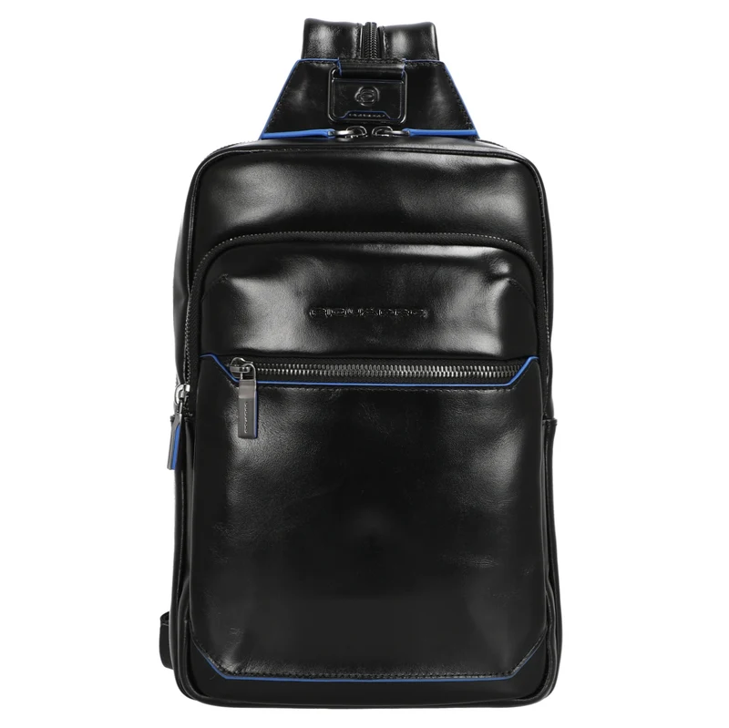Piquadro Blue Square - Umhängetasche 30.5 cm (black)