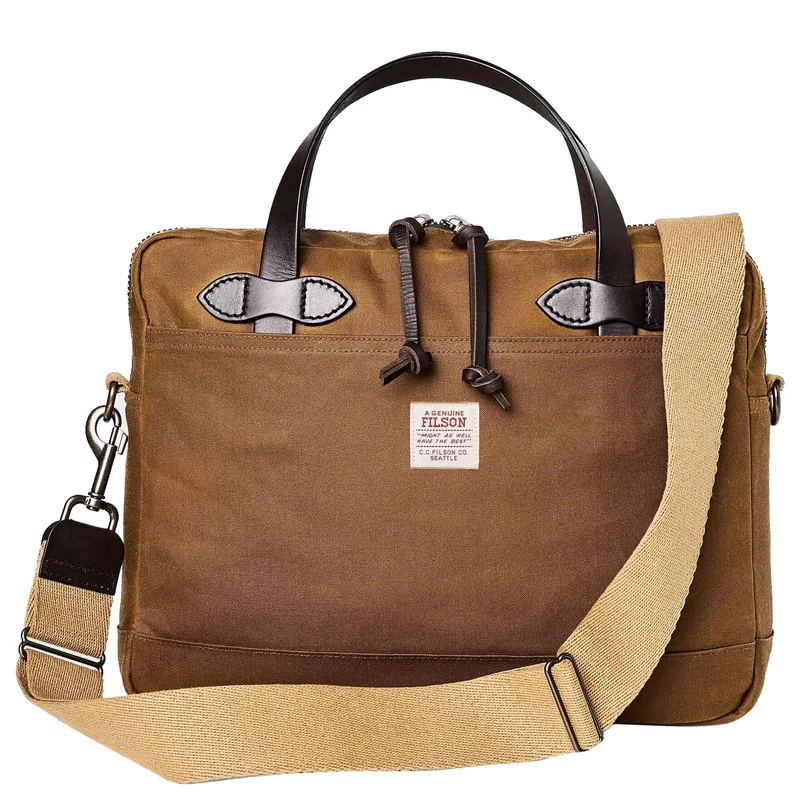 Filson Tin Cloth - Aktentasche 15.6" 45 cm (dark tan)